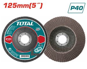 Πολύπτερο γυαλίσματος μετάλλου / ΙΝΟΧ TOTAL 125mm P40 ( TAC631251 )