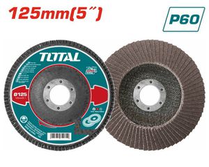 Πολύπτερο γυαλίσματος μετάλλου / ΙΝΟΧ TOTAL 125mm P60 ( TAC631252 )
