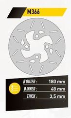 ΔΙΣΚΟΠΛΑΚΑ FE.M366 YAMAHA BWS 50 ΕΜΠ. 180-48 3.5 4Τ FE