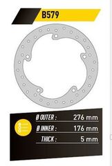 ΔΙΣΚΟΠΛΑΚΑ FE.B579 BMW R 850-1100-1150 GS ΟΠ. 276-176 5 5Τ FE