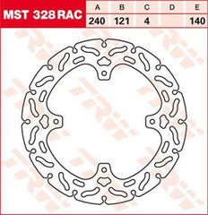 ΔΙΣΚΟΠΛΑΚΑ MST328RAC ΜΑΡΓΑΡΙΤΑ HONDA CR 250 CRF 240-121 4ΤΡ TRW LUCAS