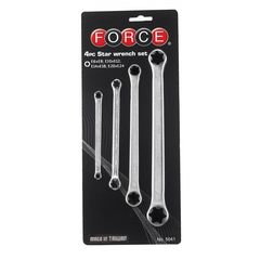 Πολύγωνα κλειδιά σετ 4 τεμαχίων torx FORCE 5041 No E6-E24 ( 5041 )