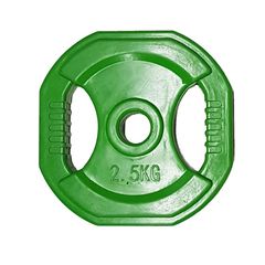 Δίσκοι λάστιχο Φ29 Octagon Plate 2.50kg Πράσινο MDS 004