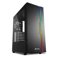 Sharkoon RGB Slider Midi Tower Μαύρος (Μαύρο)