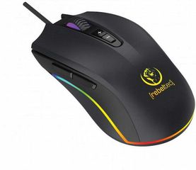 Rebeltec Predator RGB Gaming Ποντίκι 6400 DPI Μαύρο