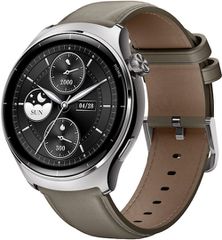 Mibro Watch Lite3 Pro Αδιάβροχο με Παλμογράφο (Khaki Gray (Silver))