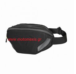 Τσαντάκι μέσης Macna Hip bag M μαύρο - Αδιάβροχο - Τσέπη εγγράφων - Κλείσιμο με φερμουάρ - Ανακλαστικές επιφάνειες - Ενισχυμένα υλικά THΛ 2310512033