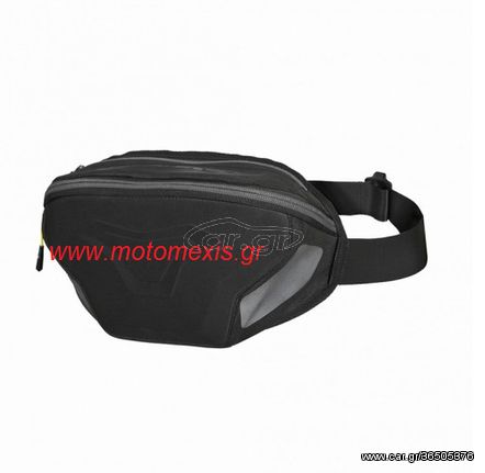 Τσαντάκι μέσης Macna Hip bag M μαύρο - Αδιάβροχο - Τσέπη εγγράφων - Κλείσιμο με φερμουάρ - Ανακλαστικές επιφάνειες - Ενισχυμένα υλικά THΛ 2310512033