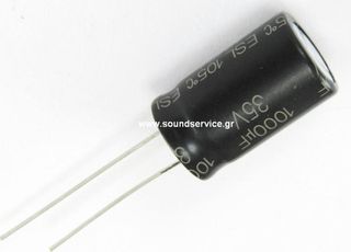 ΠΥΚΝΩΤΗΣ ΗΛΕΚΤΡΟΛΥΤΙΚΟΣ 1000uF 35V 105C ΠΛΑΚΕΤΑΣ D12.5x21mm KEMET