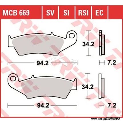 ΤΑΚΑΚΙΑ MCB669 TRW LUCAS ΓΕΡΜΑΝΙΑΣ F185