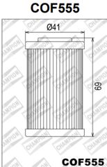 ΦΙΛΤΡΟ ΛΑΔΙΟΥ COF555 HF655 CHAMPION