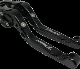 ΜΑΝΕΤΕΣ TMAX 530 2012-2016 ΡΥΘΜΙΖΟΜΕΝΕΣ ΣΠΑΣΤΕΣ ΜΑΥΡΕΣ ΜΕ LOGO