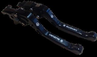 ΜΑΝΕΤΕΣ SUZUKI SV 1000 / 1000S 2003-2007 ΡΥΘΜΙΖΟΜΕΝΕΣ ΣΠΑΣΤΕΣ ΜΑΥΡΕΣ ΜΕ ΛΟΓΟΤΥΠΟ SUZUKI