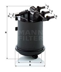 Φίλτρο καυσίμου MANN-FILTER WK9391
