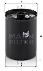Φίλτρο καυσίμου MANN-FILTER P945x