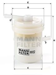 Φίλτρο καυσίμου MANN-FILTER WK52