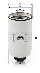 Φίλτρο καυσίμου MANN-FILTER WK880