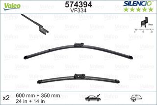 VALEO Silencio X-Trm ΜΑΚΤΡΟ ΥΑΛΟΚΑΘΑΡΙΣΤΗΡΑ ΣΕΤ