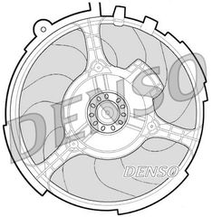 Βεντιλατέρ, ψύξη κινητήρα DENSO DER09060