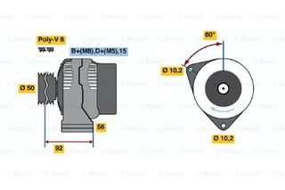 BOSCH BX ΔΥΝΑΜΟ MERCEDES
