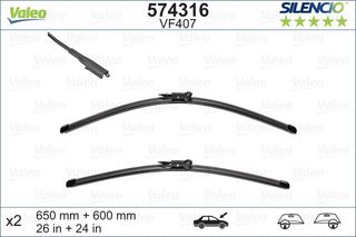 VALEO Silencio X-Trm ΜΑΚΤΡΟ ΥΑΛΟΚΑΘΑΡΙΣΤΗΡΑ ΣΕΤ