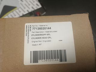 ΓΝΗΣΙΑ ΚΕΦΑΛΗ ΟΛΟΚΑΙΝΟΥΡΙΑ ΚΤΜ EXCF/SXF 250-thumb-2