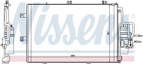 NISSENS ΨΥΓΕΙΟ A/C OPEL