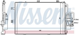 NISSENS ΨΥΓΕΙΟ A/C OPEL