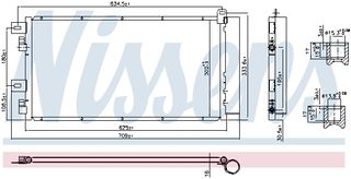 NISSENS ΨΥΓΕΙΟ A/C BMW