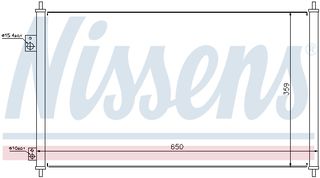 NISSENS ΨΥΓΕΙΟ A/C HONDA