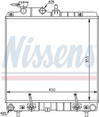 Ψυγείο, ψύξη κινητήρα NISSENS 67016A