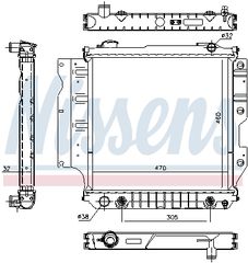 NISSENS ΨΥΓΕΙΟ ΜΗΧΑΝΗΣ JEEP