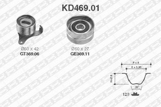 Σετ οδοντωτού ιμάντα SNR KD46901