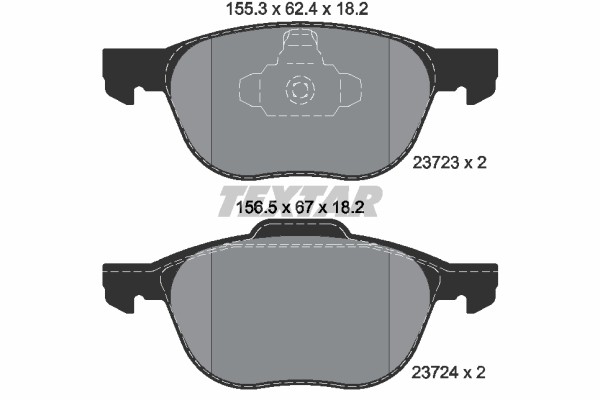 TEXTAR (1082 00/16479) ΔΙΣΚΟΦΡΕΝΑ FORD