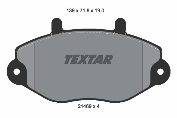 TEXTAR (392 00) ΔΙΣΚΟΦΡΕΝΑ FORD