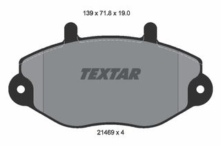 TEXTAR (392 00) ΔΙΣΚΟΦΡΕΝΑ FORD