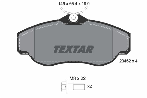 TEXTAR (576 00) ΔΙΣΚΟΦΡΕΝΑ LAND ROVER