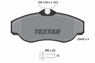 TEXTAR (576 00) ΔΙΣΚΟΦΡΕΝΑ LAND ROVER