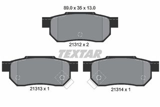 TEXTAR (233 02) ΔΙΣΚΟΦΡΕΝΑ HONDA