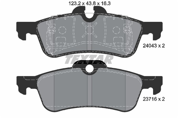 TEXTAR (862 00) ΔΙΣΚΟΦΡΕΝΑ B.M.W