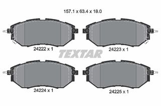 TEXTAR ΔΙΣΚΟΦΡΕΝΑ SUBARU (18.0 mm)