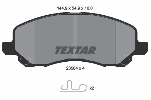 TEXTAR ΔΙΣΚΟΦΡΕΝΑ MITSUBISHI
