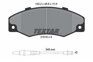 TEXTAR (220 02) ΔΙΣΚΟΦΡΕΝΑ RENAULT