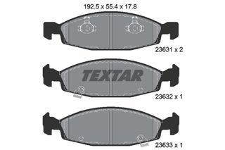 TEXTAR (736 02) ΔΙΣΚΟΦΡΕΝΑ JEEP