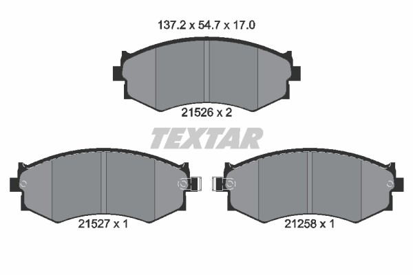 TEXTAR (350 02) ΔΙΣΚΟΦΡΕΝΑ NISSAN