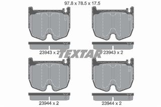 TEXTAR (992 00) #2354101# ΔΙΣΚΟΦΡΕΝΑ MERCEDES
