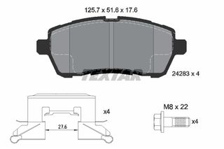 TEXTAR ΔΙΣΚΟΦΡΕΝΑ FORD