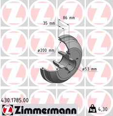 ZIMMERMANN ΤΑΜΠΟΥΡΑ OPEL