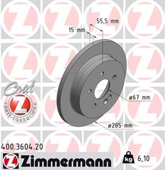 Δισκόπλακα ZIMMERMANN 400360420