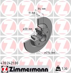 Δισκόπλακα ZIMMERMANN 470242100